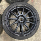 JDM WORK Emotion 11R 18" 5x114 Wheel and Tire Set 